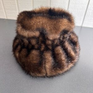 Women’s OSFM Parkhurst Luxurious Brown Fur Bucket Hat Made in Canada